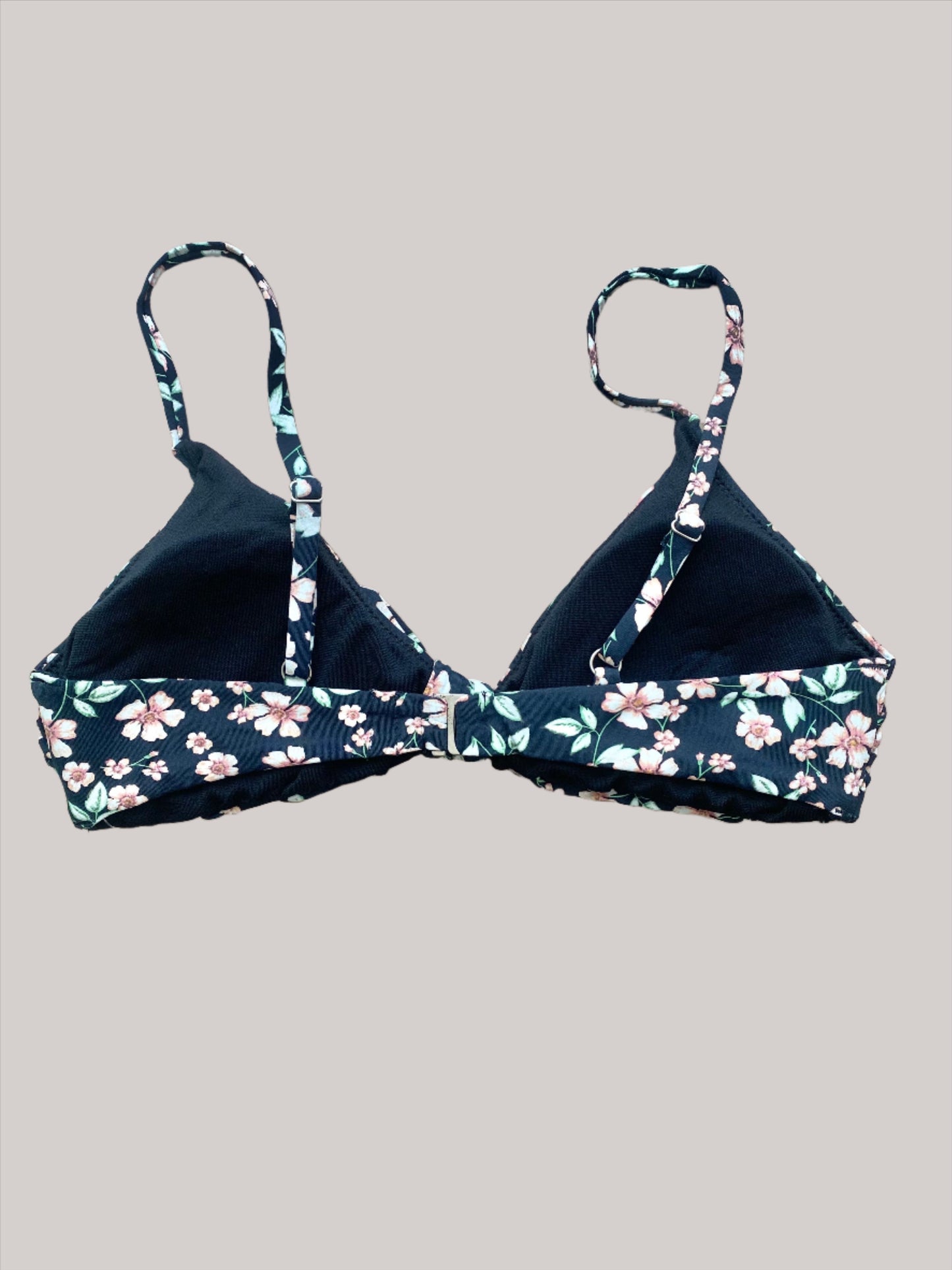 Styled - Black Floral High Waist Bikini Set