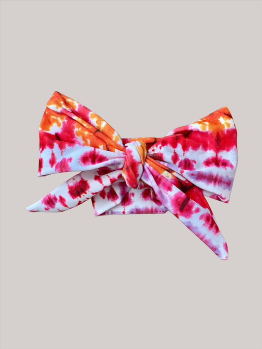 Pink & Orange Tie Dye Print